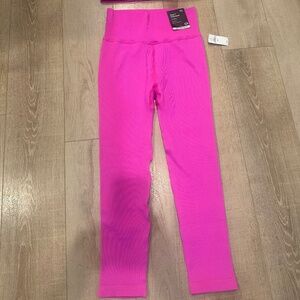 NEW Gap Fit Seamless Leggings High Rise Low Compression Hot Pink M